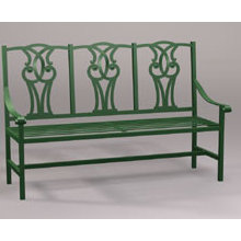 wrought iron bench