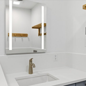 Coastal Modern Bathroom Remodel Wilmington, NC