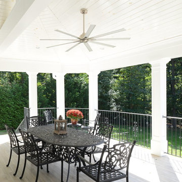 Exterior Remodel Turns Home Backyard into Gorgeous Retreat in Great Falls, Va