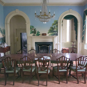 Virginia Upper Brandon Plantation Hunting Lodges - Fireplace TV, Music System