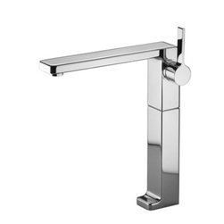 LULU | Single-lever lavatory mixer without pop-up, with extended shank, for use - Bathroom Faucets And Showerheads