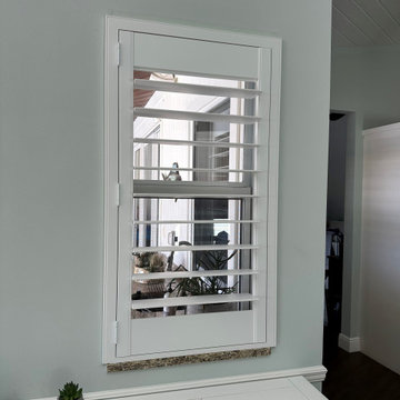 Bypass Plantation Shutters for Sliding Glass Doors — Palm City, FL