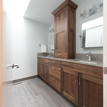 Shades of Gray Primary Suite & Hall Bath
