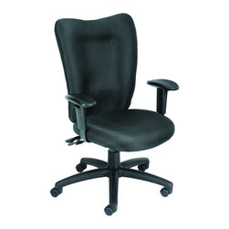 Gray Ergonomic Task Chair with 3 Paddle Mechanism with Seat Slider - Office Chairs