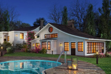 Inspiration for a large contemporary home design remodel in Other