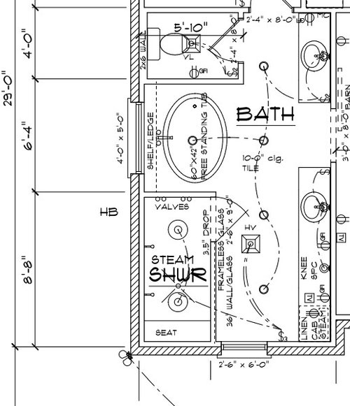 Steam Shower Design Question