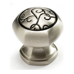 BELLA FORMA DESIGNS SOLID BRASS ROUND CABINET KNOB - Cabinet And Drawer Knobs
