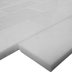 Bianco Dolomiti Marble Italian White Dolomite 2x4 Mosaic Tile Polished - Home Accessories & Decor