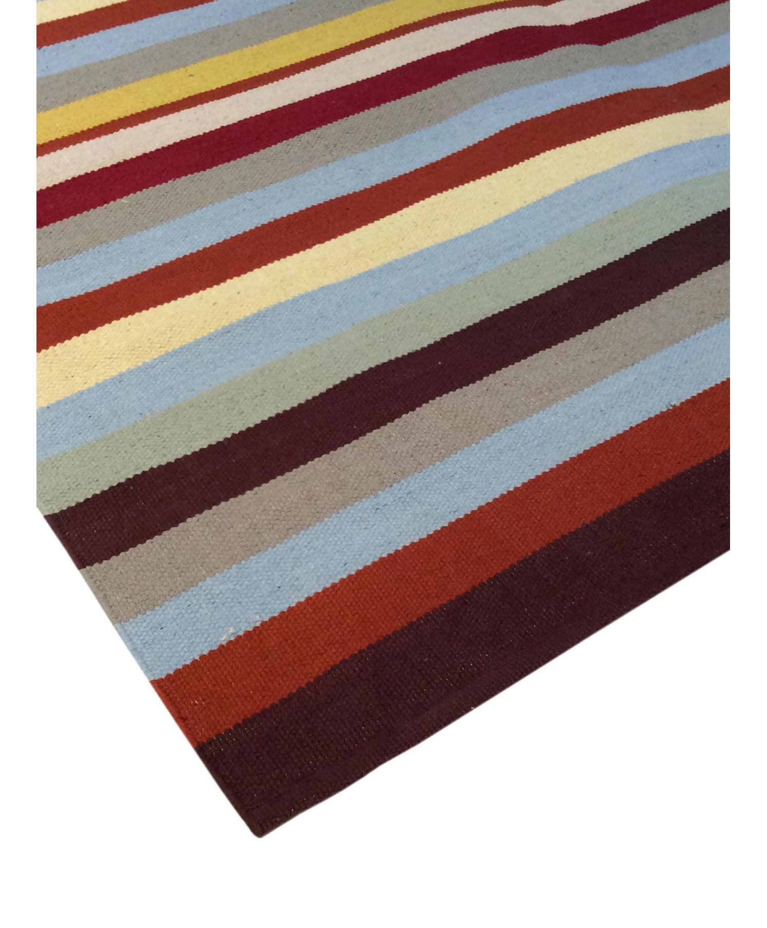Anatolian Collection Flatweave Premium Cotton Area Rug- 5' 0" X  8' 0"