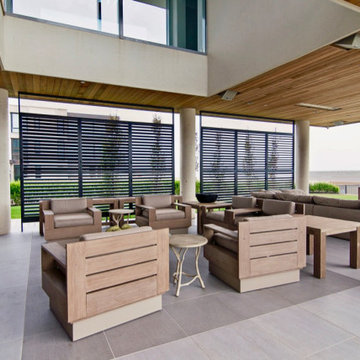 "Outdoor Patio Living" Plantation Shutter applications