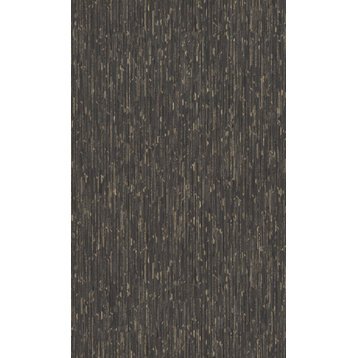 Textured Fabric Like Wallpaper, Black, Double Roll