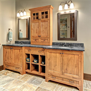 Lake Home Bathroom Published in Spaces Magazine