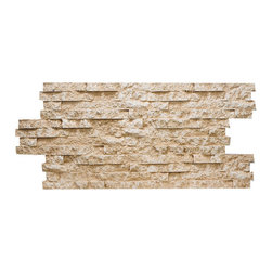161-DEEP JERUSALEM STACKED WALL PANEL 45 1/2"W X 23 3/4"H X 1&frac12;"D - Wall Panels