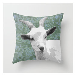 BACK to BASICS - Goat Green Pillow Cover - Decorative Pillows