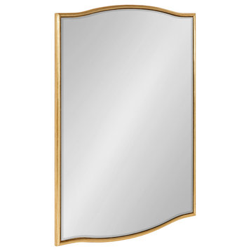 Sedelle Decorative Framed Mirror, Gold 18x24