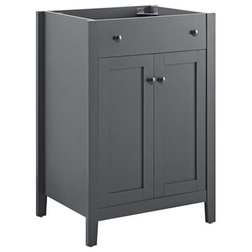 Nantucket 24" Bathroom Vanity Cabinet (Sink Basin Not Included), Gray