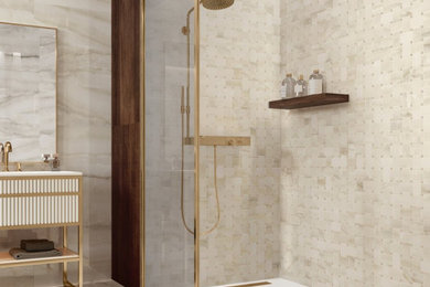 Bathroom - transitional bathroom idea in New York