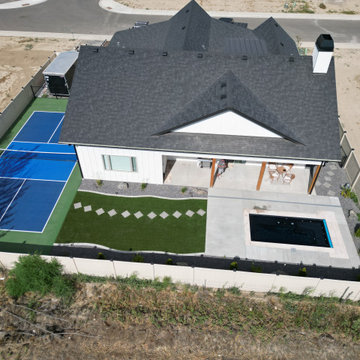 Pool and Pickleball Court