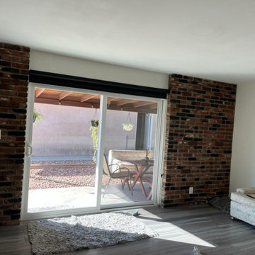 Darker Roller Shades Complement Stronger Decor Tones