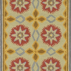 West Star Wool Micro-Hooked Rug - Rugs