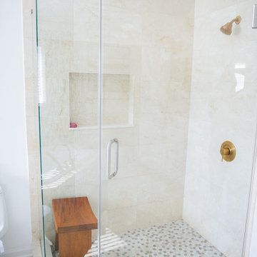 Master Bath Marble Shower