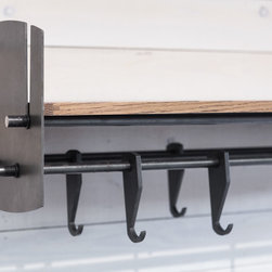 The Hub Shelf - Pickled & Oiled - Display And Wall Shelves 
