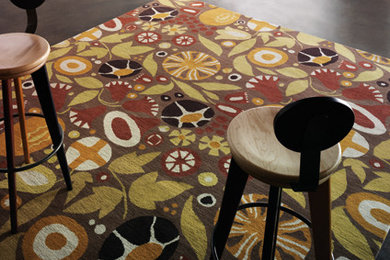 Lapchi Rug Design Studio; handwoven Meadow rug
