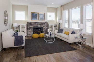 Living room - traditional living room idea in Minneapolis