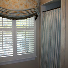 Master bedroom window treatment