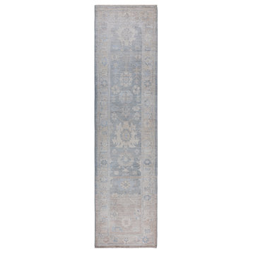 OUSHAK, Hand Knotted Area Rug 10' 4" X 2' 7"