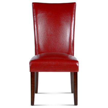 Hartford Parsons Chairs, Red, Set of 2