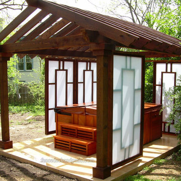 Hot Tub Privacy Panel - Polygal