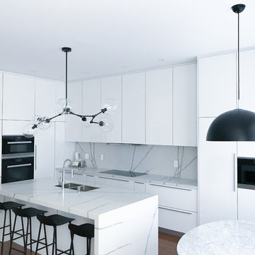 Acrylic White Kitchen - Foxy, Alluring & Cool