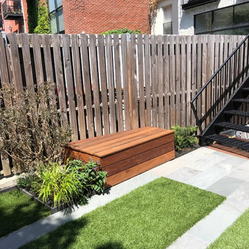 Brooklyn backyard with small playground