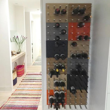Stylish wine racks - STACT wine wall system