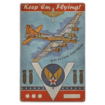 B-17 Flying Fortress, Classic Metal Sign