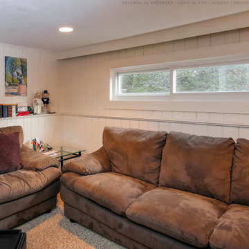 New Window in Cozy Basement - Renewal by Andersen Long Island