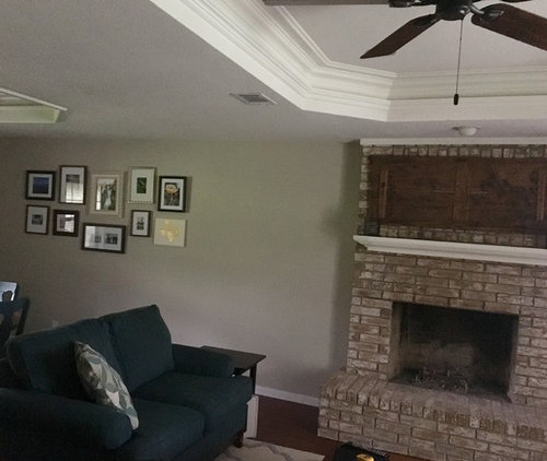 Empty Space Next To Fireplace