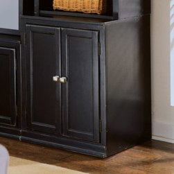 American Drew 919-580 End Unit Base Camden - Black - Buffets And Sideboards