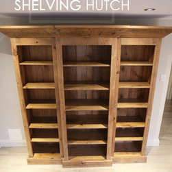 Reclaimed Wood Hutches - Bookcases