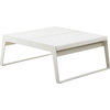 Chill-Out Coffee Table - White, Aluminum