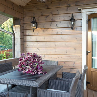 Дом из клееного бруса для большой семьи.