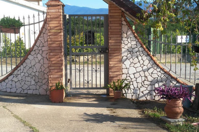 Ispirazione per un ingresso o corridoio stile rurale