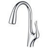 Pull Down kitchen Faucets 11 3/16" x 15 5/8" Brush nickel