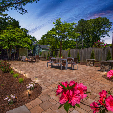 LARGE PAVER PATIO IN WESTHAMPTON
