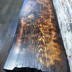 " Roasted Coffee" Console Table Modern Sofa Table Foyer Table Distressed Wood - Console Tables