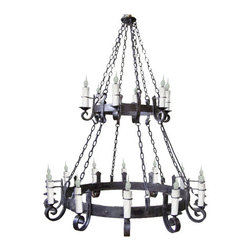 CH-185 Hand Made Iron Chandelier Designs - Chandeliers