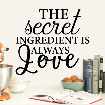The secret ingredient is always love