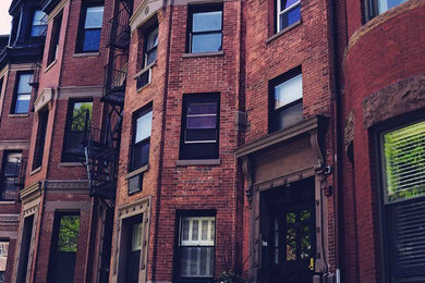 Traditional exterior home idea in New York