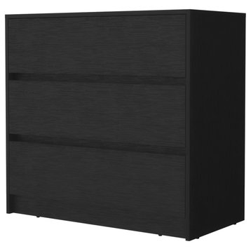 Avra 3-Drawer Dresser, Black